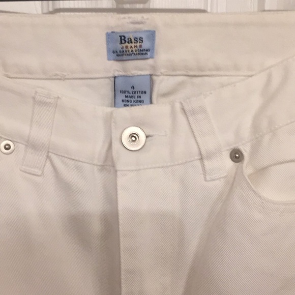 Bass cuffed white jeans - Picture 3 of 5